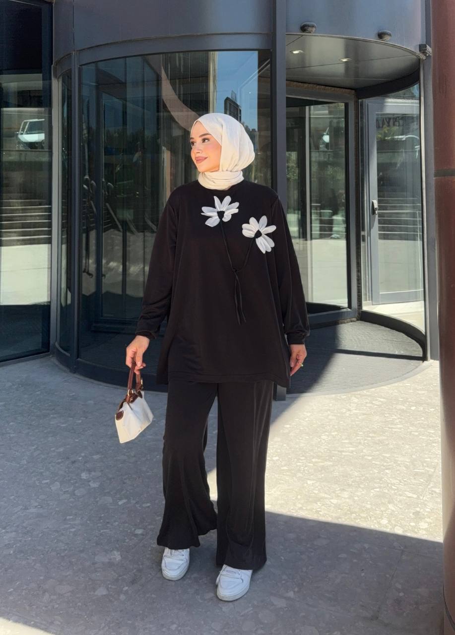 1016 Lavin Tencel Çiçek Takım