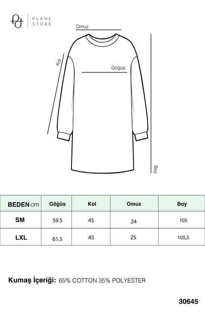 Soul Uzun Basic Tunik - 30645