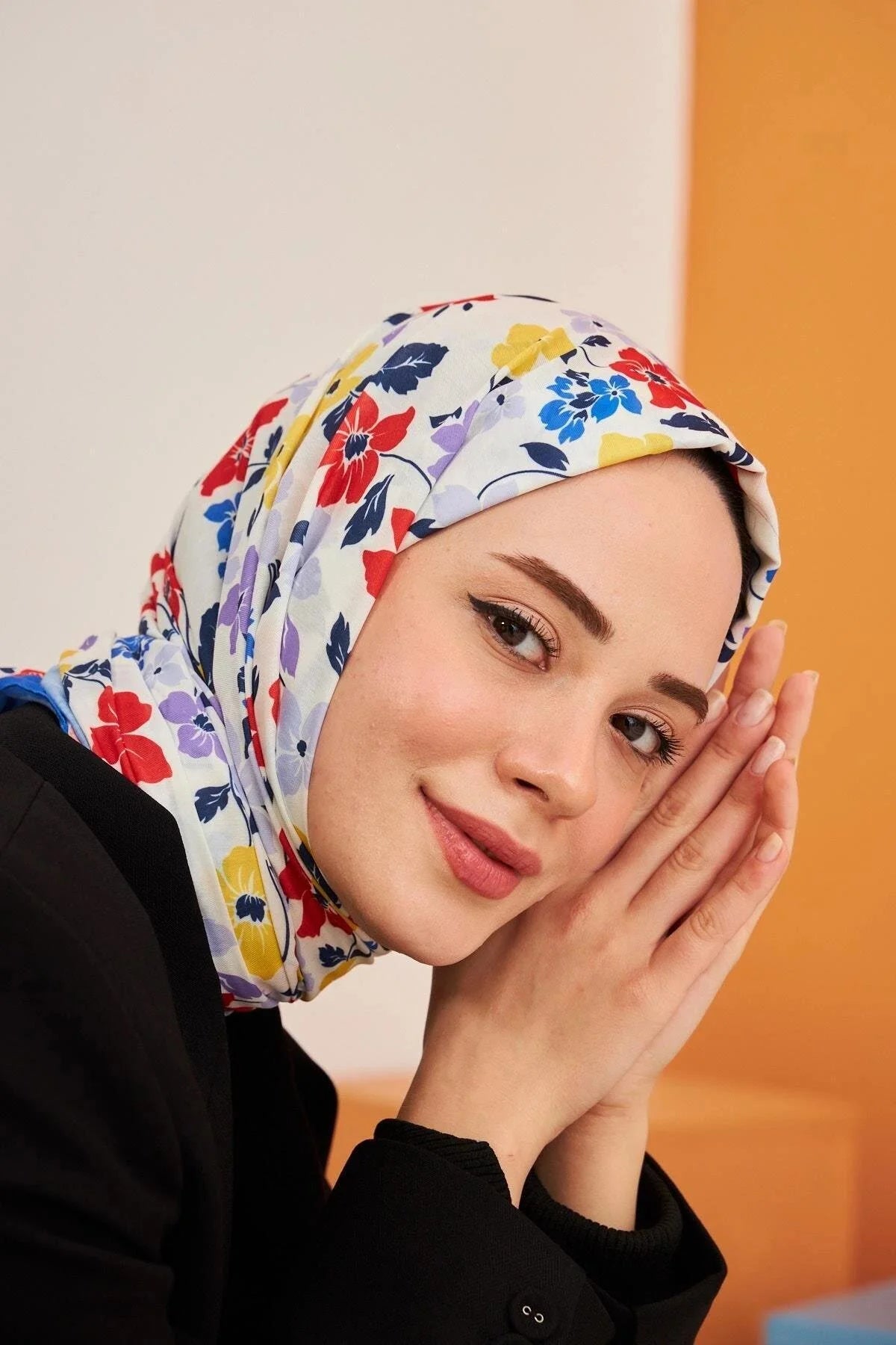 Amelia Desenli Pamuk Şal - 3025