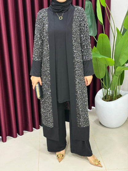 Sequin Embellished 3-Piece Set