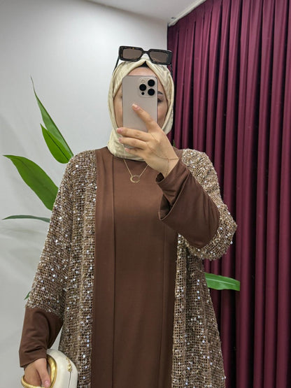 Sequin Embellished 3-Piece Set