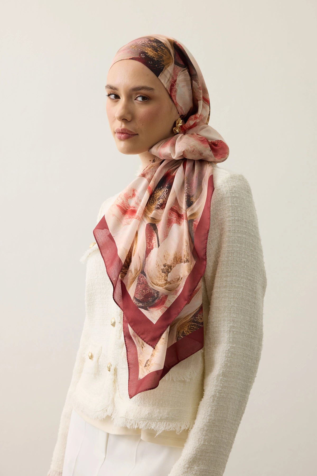 Soft Flower Şal - 3075