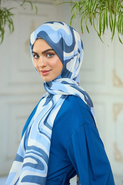 Üç Renk Soft Pamuk Şal - 3044