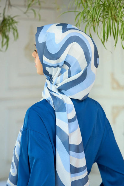 Üç Renk Soft Pamuk Şal - 3044
