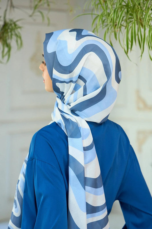 Üç Renk Soft Pamuk Şal - 3044