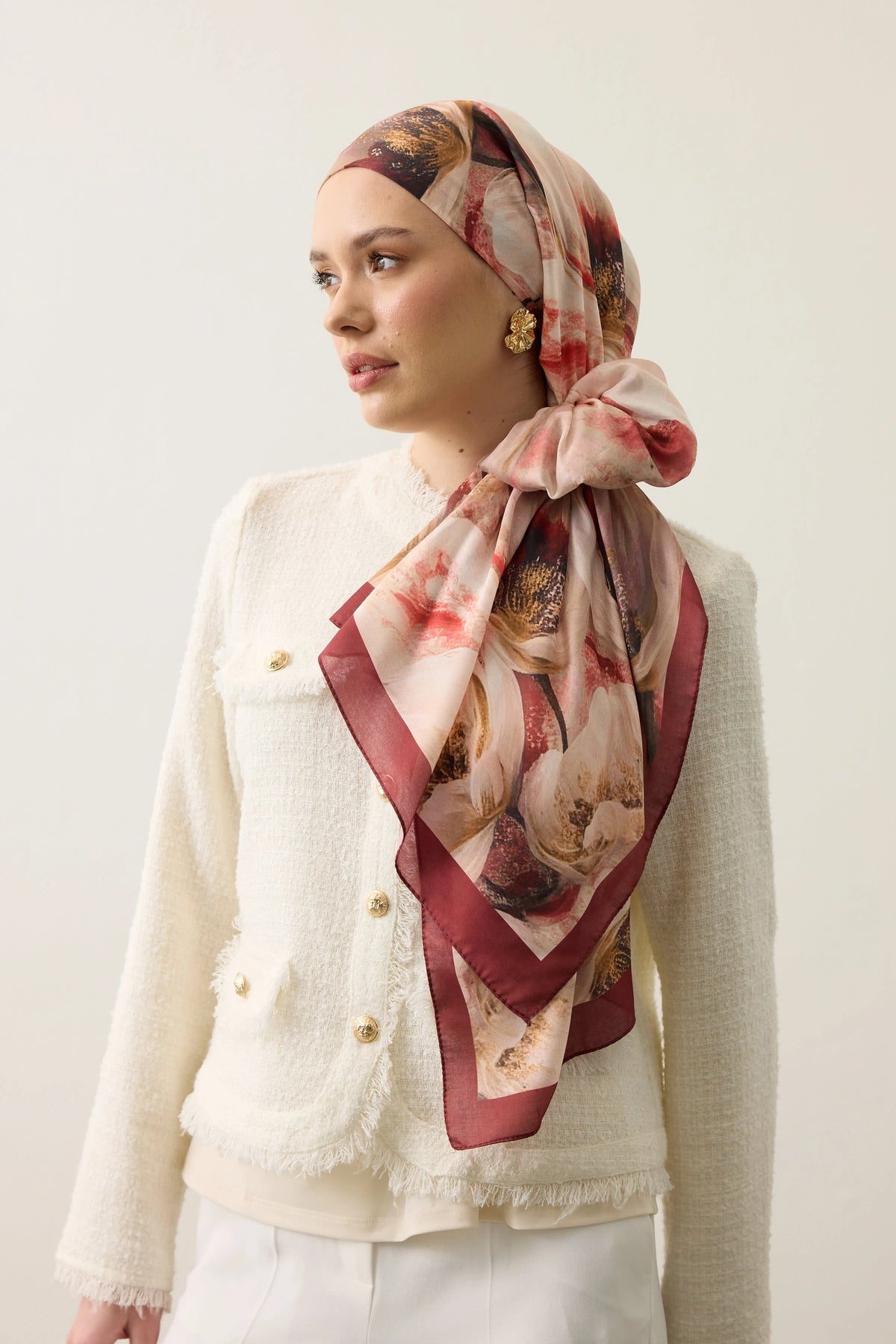 Soft Flower Şal - 3075