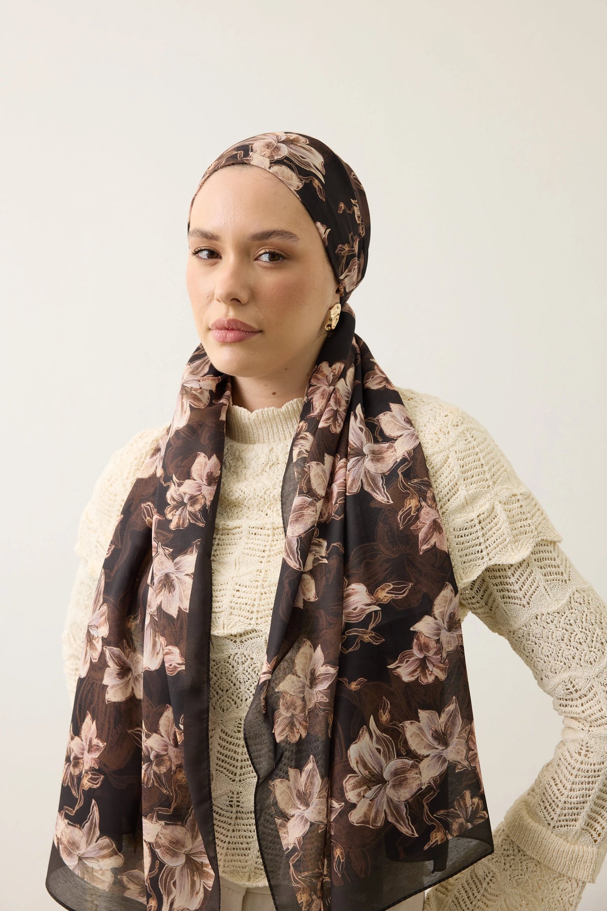 Çiçek Soft Şal - 3072