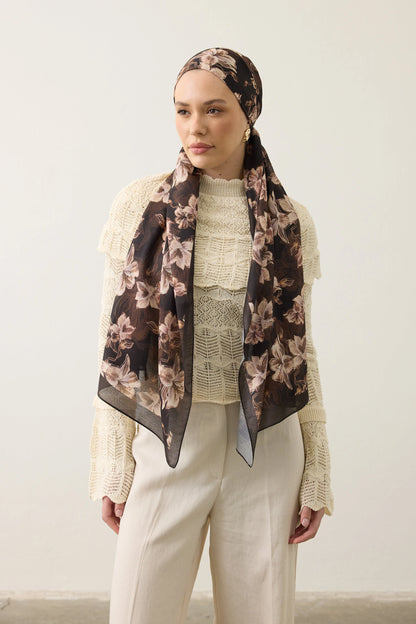 Çiçek Soft Şal - 3072