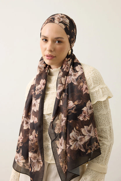 Çiçek Soft Şal - 3072