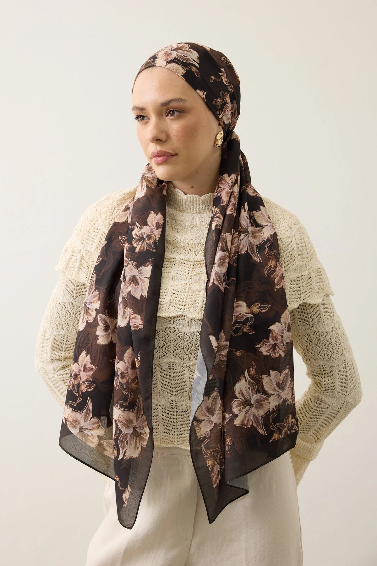 Çiçek Soft Şal - 3072