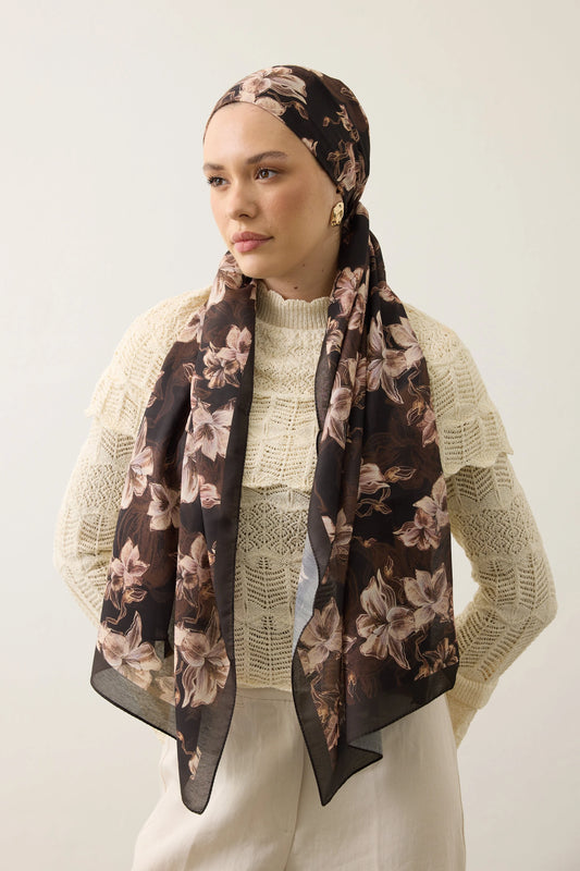 Çiçek Soft Şal - 3072