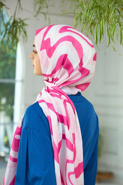 Üç Renk Soft Pamuk Şal - 3044