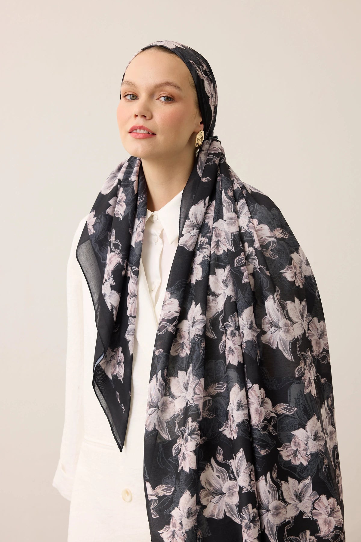 Çiçek Soft Şal - 3072