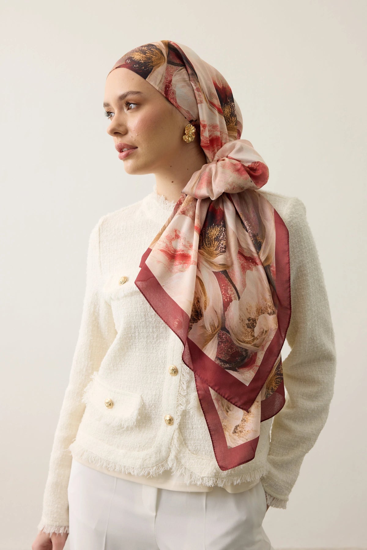 Soft Flower Şal - 3075