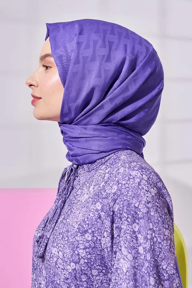 Silk Jacquard Shawl Vector Pattern