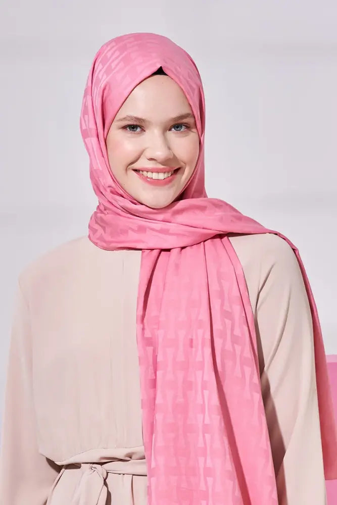Silk Jacquard Shawl Vector Pattern