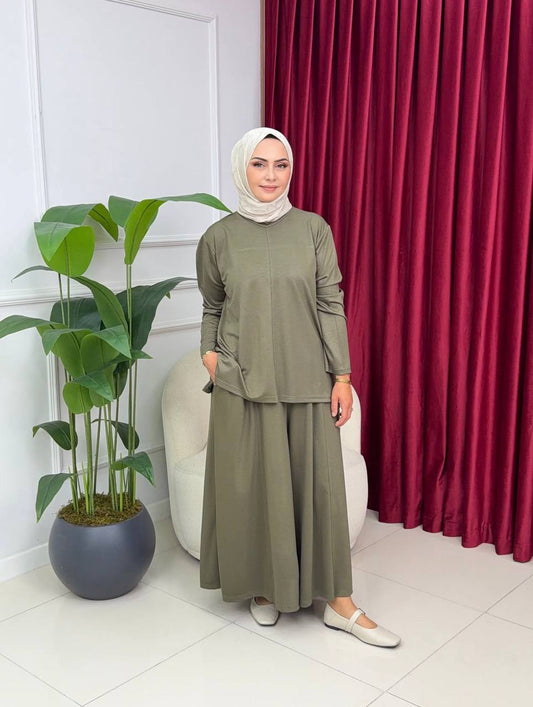 1201 Pamuk Bambu Menekşe Takım