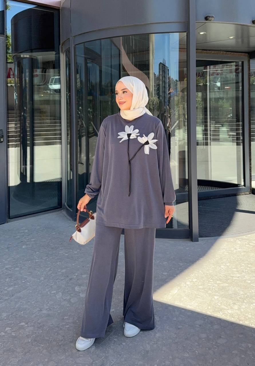 1016 Lavin Tencel Çiçek Takım