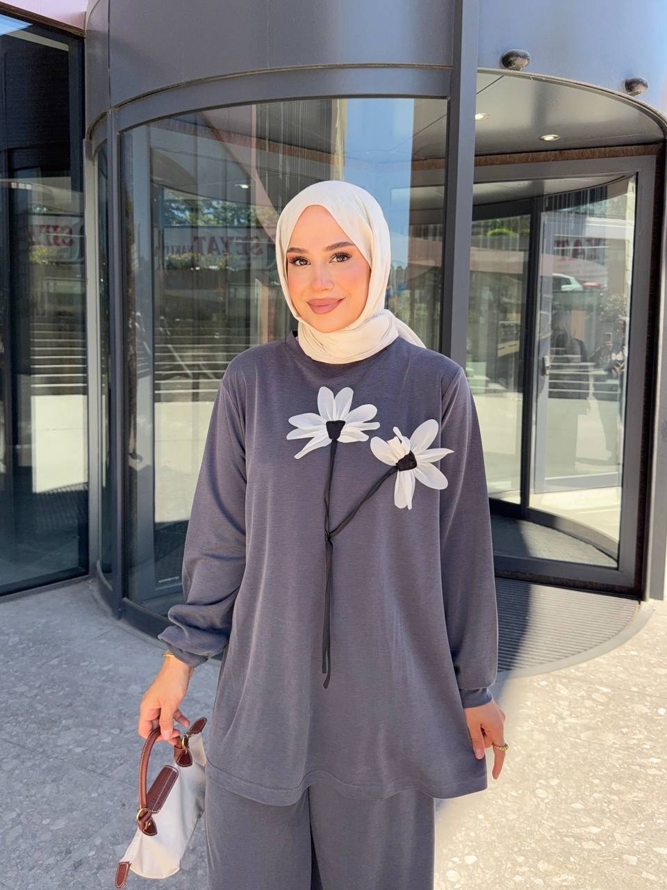 1016 Lavin Tencel Çiçek Takım