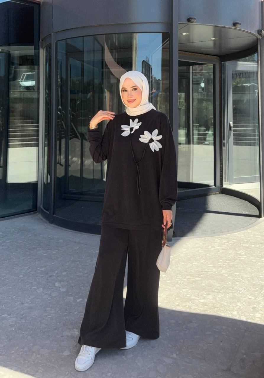1016 Lavin Tencel Çiçek Takım