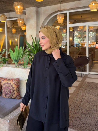 1026 Asu Bol Pantolon Model Takım