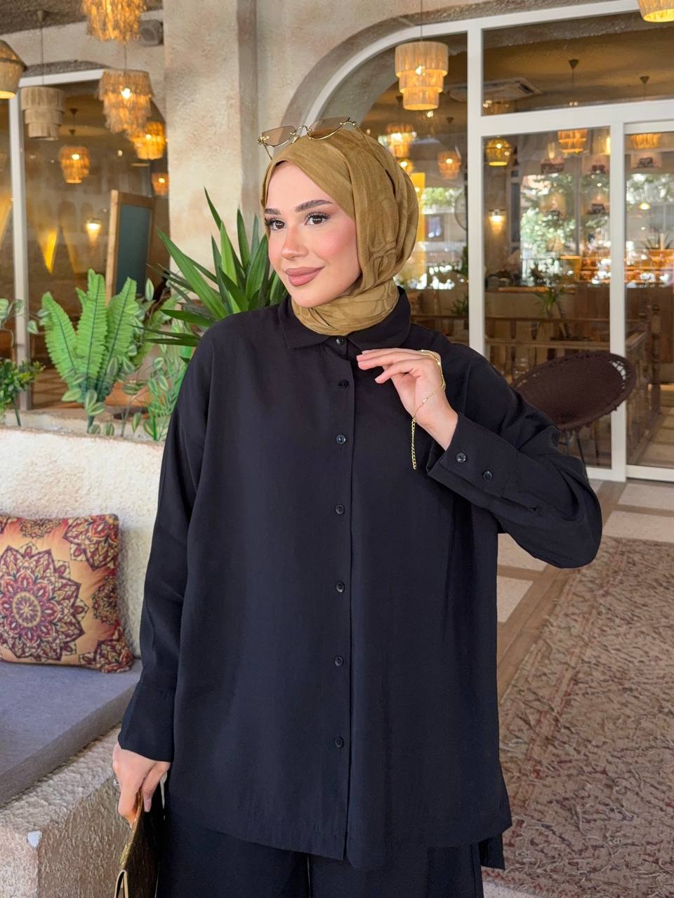 1026 Asu Bol Pantolon Model Takım